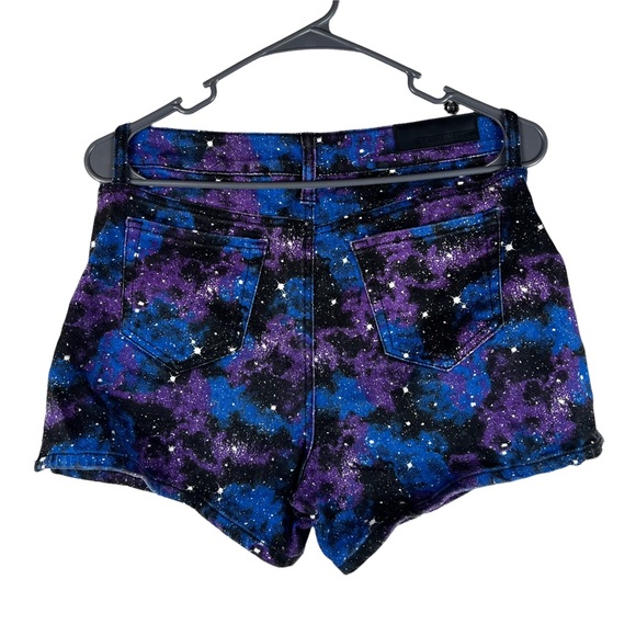 Blackheart Galaxy Space Print Shorts Size 9 - Picture 4 of 4